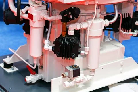 Part of industry machine Stock Photos