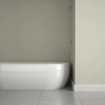 Part of the interior bathroom Stock Illustration