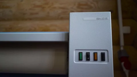 Part of the ironing machine in the laundry Stock Footage 160835920