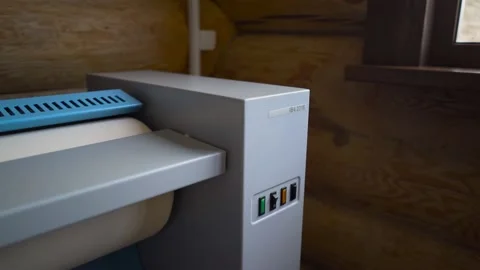 Part of the ironing machine in the laundry 動画素材 161035628