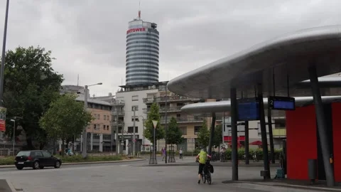 Part of Jena City in Thuringia Germany 스톡 동영상 246641191