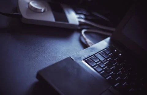 Part of a Laptop 스톡 사진