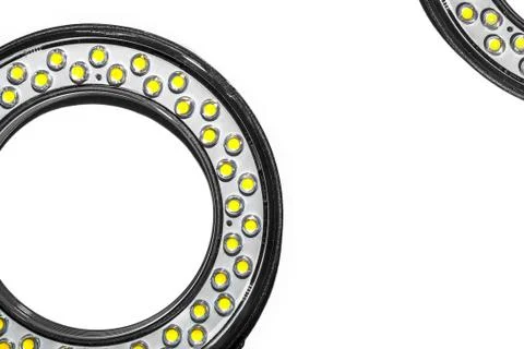 Part of the LED ring Foto stock