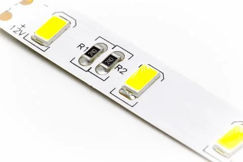 Part of the LED strip Stock Photos