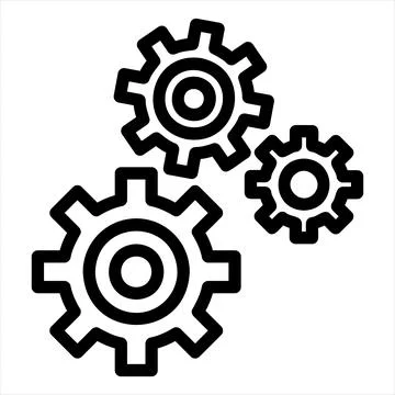 Part line icon vector illustration isolated on white background Stock Illustration