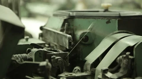 Part of the machine Stock Footage 48604956