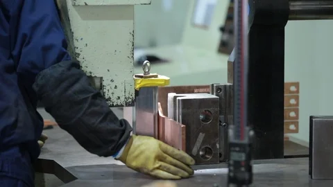Part manufacturing,HD Stock Footage 117905242