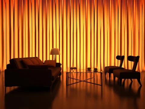 Part of the modern apartment Stock Illustration