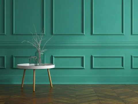 Part of modern interior design 3D rendering Stock Illustration