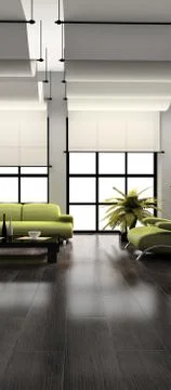 Part of the modern interior Stock Illustration