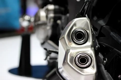 Part of a motorcycle Stock Photos