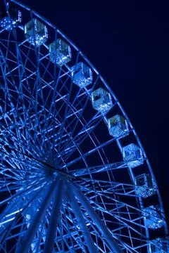 Part of observation wheel Stock Photos