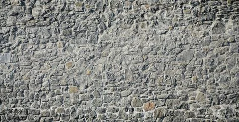 Part of an Old castle Texture of a stone wall for background Stock Photos
