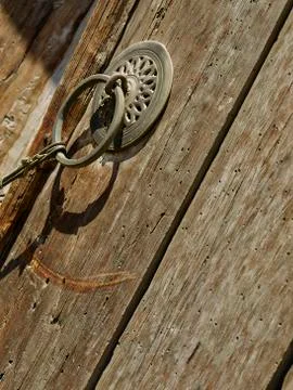 Part of an old door Stock Photos