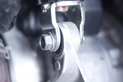 Part of a old motorcycle Foto stock