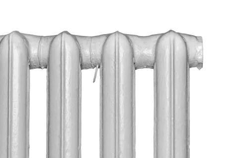 Part of the old radiators Stock Photos