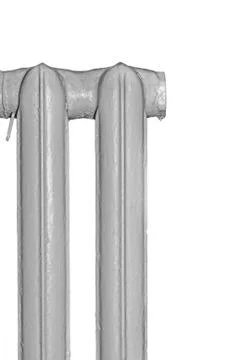 Part of the old radiators Stock Photos