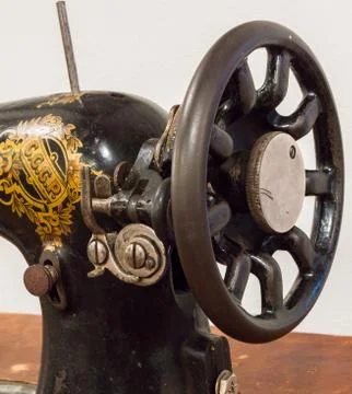 Part Old Rust Sewing 스톡 사진