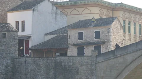 Part of old town Mostar Video stock 47011152