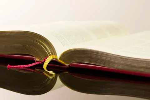 Part of open book Stock Photos