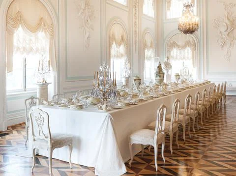 Part or element of the interior of the main Grand Palace on the territory o.. Stock Photos