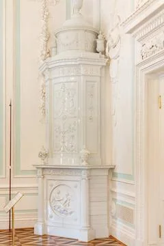 Part or element of the interior of the main Grand Palace on the territory o.. Stock Photos