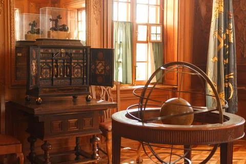 Part or element of the interior of the main Grand Palace on the territory o.. Stock Photos