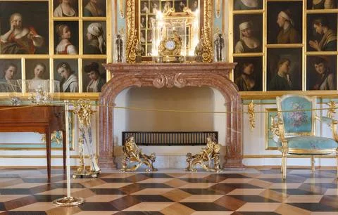 Part or element of the interior of the main Grand Palace on the territory o.. Stock Photos