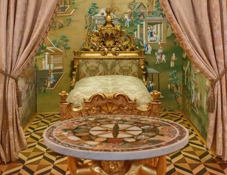 Part or element of the interior of the main Grand Palace on the territory o.. Stock Photos