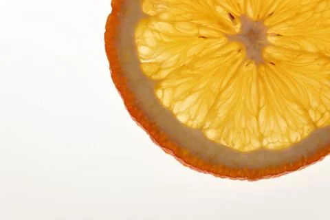Part of orange slice Stock Photos