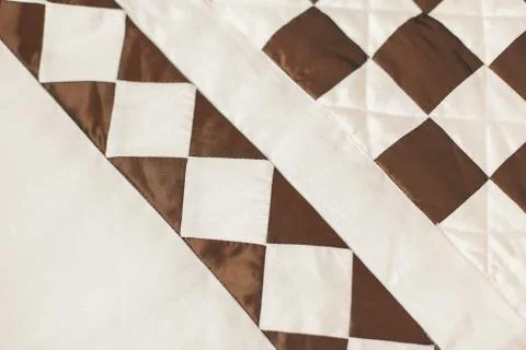 Part of patchwork quilt as background Stock Photos