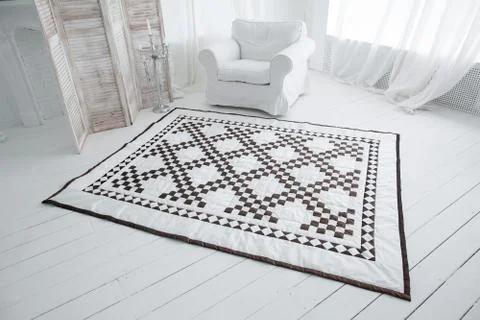 Part of patchwork quilt as background Foto stock