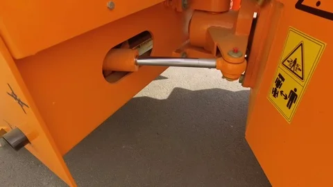 Part of the paver. Stock Footage 70286388