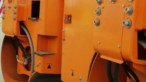 Part of the paver. Video stock 70286695