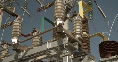 Part of the power plant Stock Footage 153626769