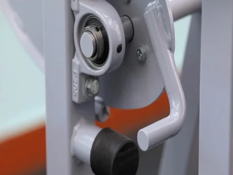 Part of the power simulator, in which someone is working 動画素材 74236981