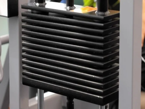 Part of the power simulator, in which someone is working 스톡 동영상 74237021