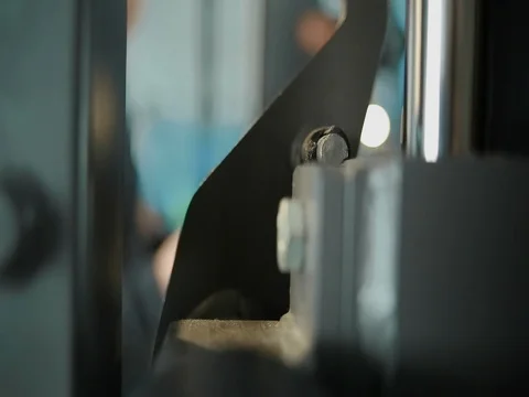 Part of the power simulator, in which someone is working Stock Footage 74296842
