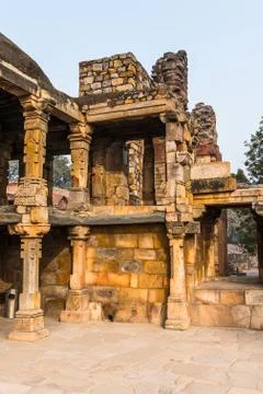 Part of the Qutb complex (Qutub),  an array of monuments and buildings at Meh Stock Photos