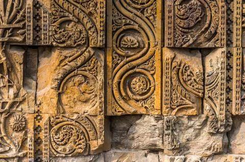 Part of the Qutb complex (Qutub),  an array of monuments and buildings at Meh Fotos de archivo