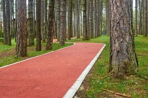 Part of a running rout Stock Photos