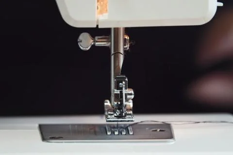 Part of sewing machine Stock Photos