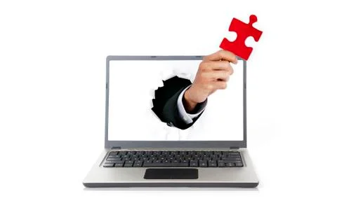 A part of solution Stock Illustration