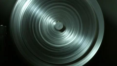 The part spins in the machine Stock Footage 147554276