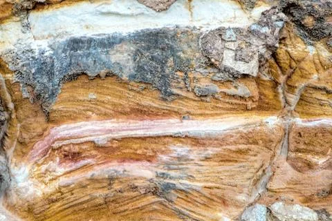 Part of a stone wall, for background or texture Stock Photos