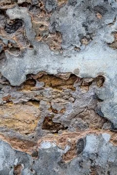Part of a stone wall, for background or texture Stock Photos