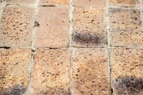 Part of a stone wall, for background or texture. Stock Photos