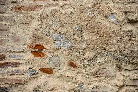 Part of a stone wall, for background or texture. Stock Photos
