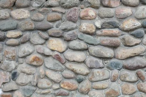 Part of a stone wall, for background or texture Stock Photos