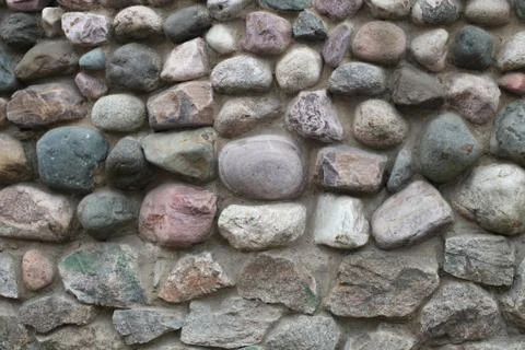 Part of a stone wall, for background or texture Stockfoto's